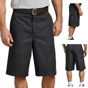 Dickies 13" Twill Loose Fit  Work Shorts in Black, Size 46